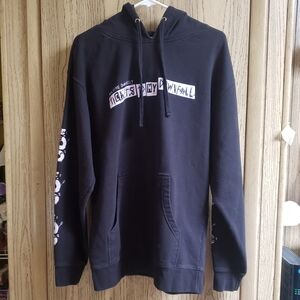 Machine Gun Kelly MGK Graphic Tour Hoodie Tickets To My Downfall Black LARGE